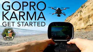 GoPro KARMA Drone Tutorial How To Get Started [upl. by Knobloch]