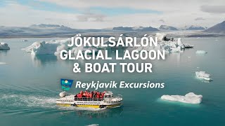 Jökulsárlón Glacial Lagoon amp Boat Tour [upl. by Salman669]