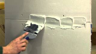 Finishing a Drywall Joint STEP 1 [upl. by Essie]