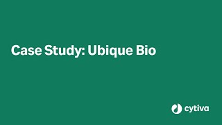 Case study Ubique Bio  lateralflow immunoassay development [upl. by Yarb]