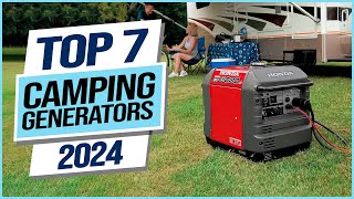 Top 7 Best Camping Generators 2024 [upl. by Teddman]