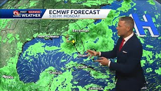 Tracking the latest shift west in possible tropical devlopment [upl. by Janessa979]