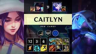 Caitlyn ADC vs Ashe Dominating  EUW Challenger Patch 1417 [upl. by Urania90]