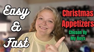 My Kids Favorite Christmas Appetizers  INSANELY EASY AND FAST [upl. by Ahsilaf425]