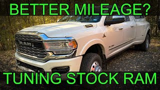 RAM 3500 TUNED 5TH GEN RAM MPG IMPROVEMENT EZ LYNK CUMMINS 67 [upl. by Annamaria]