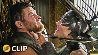 Thor vs Hela  Final Battle Scene  Thor Ragnarok 2017 IMAX Movie Clip HD 4K [upl. by Broderick]