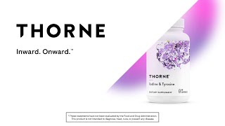 Iodine amp Tyrosine Supplement  Thorne [upl. by Dickie]