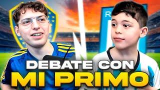 DEBATE Y RETOS DE FUTBOL CON MI PRIMITO DE 8 AÑOS  ¿SABE MAS DE FUTBOL QUE YO [upl. by Aicineohp]