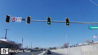 Vegas Drive Tour Las Vegas Westbound to Downtown Las Vegas Nevada [upl. by Nosreg]