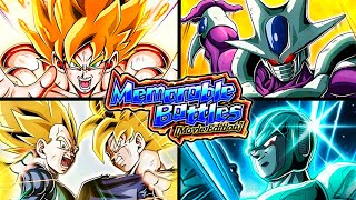 SPEEDRUNNING THROUGH ALL STAGES  MISSIONS DBZ MEMORABLE BATTLES DBZ DOKKAN BATTLE [upl. by Enilkcaj]