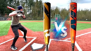 DeMarini Zoa 8 vs Louisville Slugger Meta 8  USSSA Baseball Bat Review [upl. by Andeee]