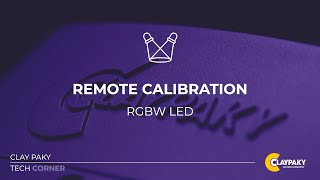 REMOTE CALIBRATION  RGBW LED [upl. by Aprilette]