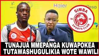 ALIKAMWE AWACHARUA WANA SIMBA TUNAJUA MMEPANGA KUWAPOKEA AL HILALTUTAWASHUGULIKIA NYOTE WAWILI [upl. by Hagar]