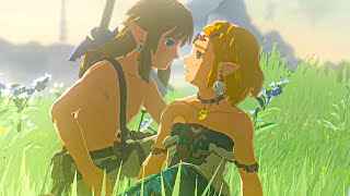 Link Has a Crush On Zelda All Scenes  Zelda Tears Of The Kingdom 2023 [upl. by Fawn]