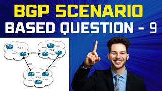 BGP ScenarioBased Question  BGP Interview Question 9 ccie [upl. by Krein]