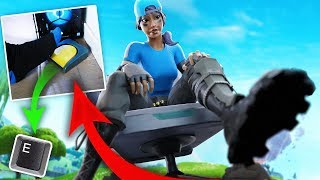 I used a FOOT Pedal to edit in Fortnite so fast [upl. by Yenitirb]