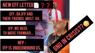 NFP quot IFP is undermining usquot IFP quot we need cabinetquot EFF quotDA  IFP and their friends must go [upl. by Beuthel]