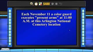 Jeopardy Season 4 episode 32 Veterans day super quick game [upl. by Knox32]