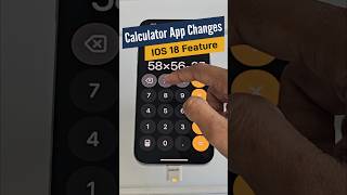 Iphones Calculator App Changes  IOS 18 Feature [upl. by Ase]