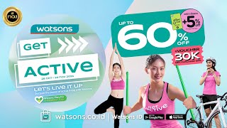 Watsons Get Active Sale Up to 60 🥳 [upl. by Rana]