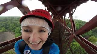 Forth Rail Bridge Abseil for Parkinsons UK  26th June 2016 [upl. by Maurie]