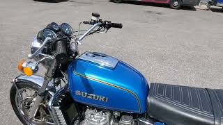 Suzuki GT750 serious fuel flooding sorted amp running again [upl. by Yoo]