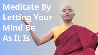 Meditate by Letting Your Mind Be As It Is – Yongey Mingyur Rinpoche [upl. by Jadd]