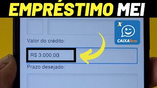 EMPRÉSTIMO MEI COMO FAZER O EMPRESTIMO CAIXA TEM PARA MEI NEGATIVADO [upl. by Akitnahs]