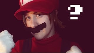 Mario Bros Cosplay Fake Mustache Tutorial [upl. by Nedia]