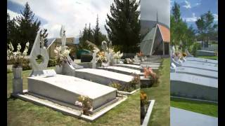 Mausoleos en el Camposanto Ecológico Esperanza Eterna [upl. by Ailongam]