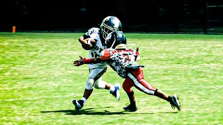 1 Douglasville Tiger Cubs vs 2 ABA 🔥🔥5U BALLERS GO HARD  Youth Football  Born Chasers Showcase [upl. by Wooldridge]