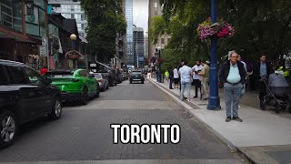 Yorkville Toronto Ambience – No Talking Just City Life [upl. by Ylro]