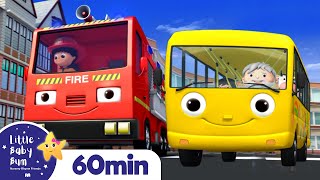 Wheels On The BUS More Nursery Rhymes and Kids Songs  Little Baby Bum [upl. by Yroj]