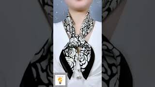 How to tie a scarf around your neck [upl. by Wilow]