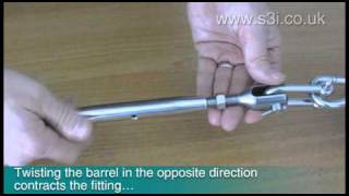 Stainless Steel Turnbuckles  Closed Body Rigging Screws [upl. by Ariec161]