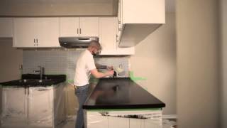 DIY Countertop Transformation  Part 4 of 5 [upl. by Ellenad]