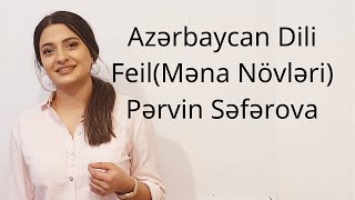 Azərbaycan Dili Feilin Qrammatik məna növləri [upl. by Gottwald]