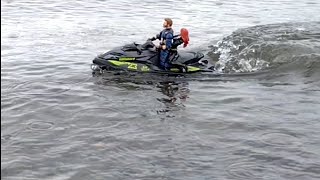 UDIRC INKFISH JETBOATJETSKI OUT OF BOX REVIEWTHOUGHTS AND FIRST RUN  udirc inkfish jetski [upl. by Malda]