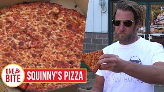 Barstool Pizza Review  Squinnys Pizza Plymouth MA presented by Mugsy Jeans [upl. by Eixirt]