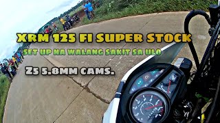 Xrm 125 fi superstock top speed  z5 58mm cams [upl. by Relyhs925]