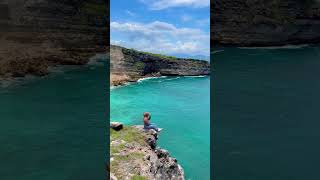 Santai di Tebing Pantai Selatan Lombok jelajahlombok nature beach lombok [upl. by Roeser]