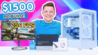 Best 1500 Gaming PC Build 2023 😄 Full Build Guide w 1440p Gaming Benchmarks [upl. by Renrag294]