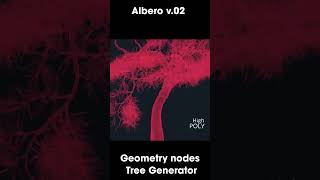 Albero v02  Geometry nodes Tree Generator  David Cescatti [upl. by Schweitzer351]