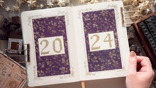 2024 New Bullet Journal Setup Storybook Theme with Gouache amp Stamps  Plan With Me [upl. by Yellek76]