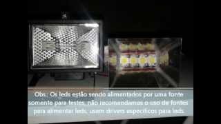 comparativo Halógena x Leds [upl. by Enohs]