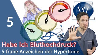 Bluthochdruck Früherkennung Achten Sie immer auf diese Symptome  5 Anzeichen von Hypertonie [upl. by Wivinia]