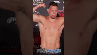 Nate Diaz is not a big fan of fake weighins natediaz jorgemasvidal boxing [upl. by Nailluj]