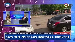 N9 FEDERAL  ARRIETA  MILES DE VARADOS EN LA FRONTERA CON PARAGUAY [upl. by Ztnaj417]