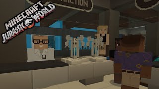 ALL THE FOSSILS AND PREPARING OUR FIRST HYBRID  MINECRAFT JURASSIC WORLD EP 3 [upl. by Karoline]