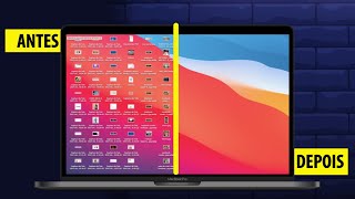 Como Ocultar Ícones no Desktop do Mac  Muito Útil [upl. by Xuerd]